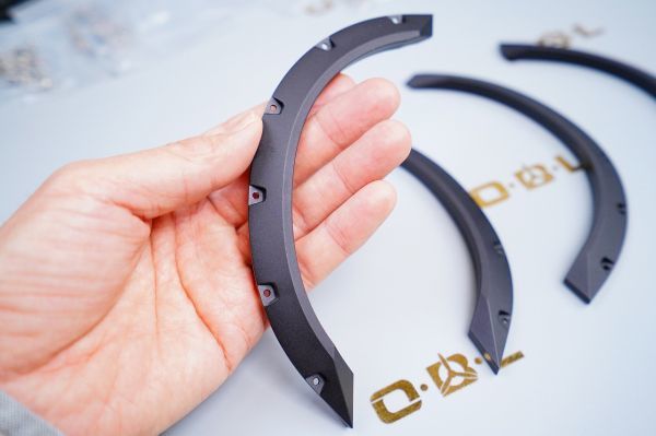 H-TECH 製 RC 1/10 クローラー TRX4 21ブロンコ用 Bronco アルミメタル製 フェンダー フレア セット拍卖