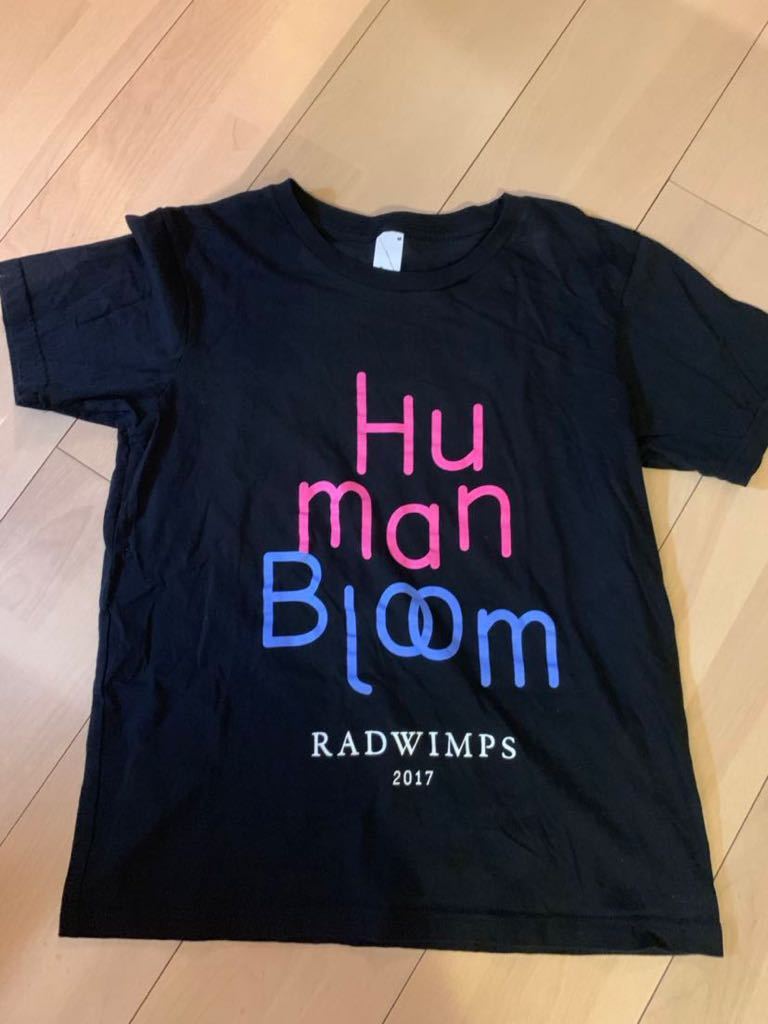 【RADWIMPS】Human Bloom Tour 2017 Tシャツ 黒 Black 君の名は 前前前世 ラッド ライブ ツアー グッズ 野田洋次郎 天気の子 M size拍卖