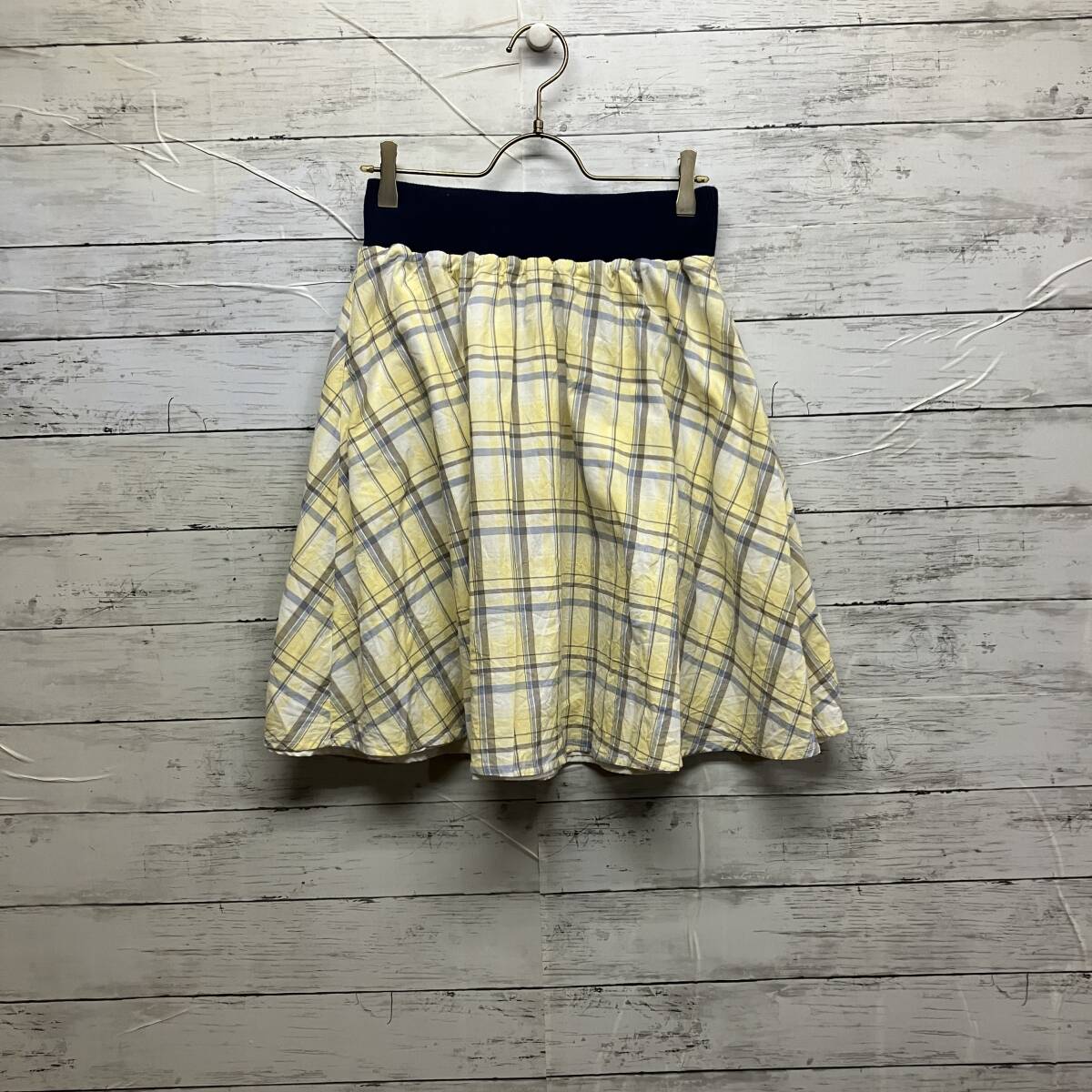 【OLIVE des OLIVE】チェック柄フレアスカート拍卖