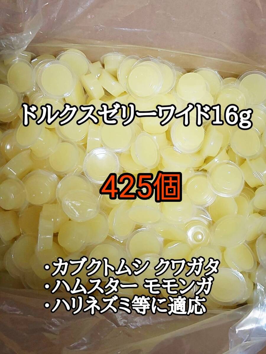 ドルクスゼリーワイドS16g 425個 フジコン 昆虫ゼリー オオクワ カブトムシ 小動物 クワカブ拍卖