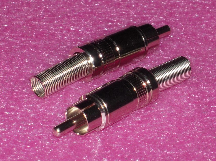 RCA プラグ ハンダ付け仕様【1セット2個】拍卖