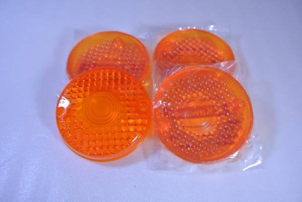 【新品】KH250/KH400/250SS/400SS用 ウィンカーレンズ【純正】拍卖