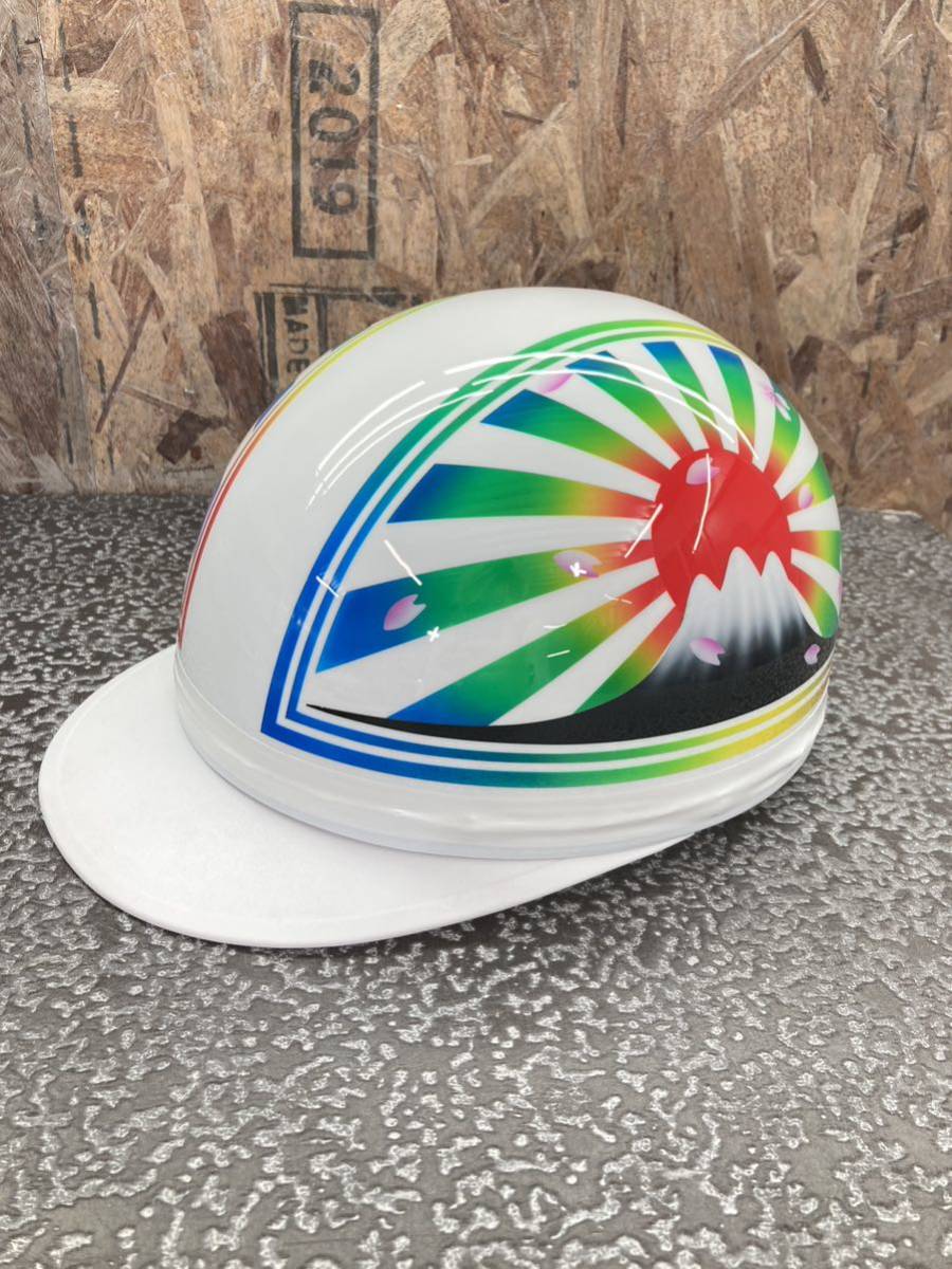 新品 送料無料 カスタムコルク半 レインボー富士日章 桜吹雪拍卖