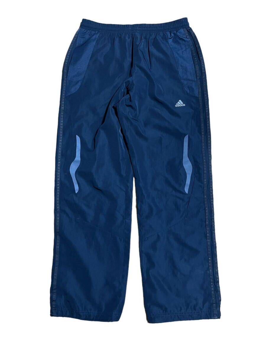 アディダス adidas ナイロンパンツ シャカシャカ トレーニングパンツ クライマクール CLIMACOOL Lサイズ ポリエステル素材 ム480拍卖