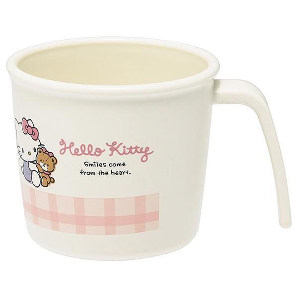 ハローキティ ハンドル付コップ 抗菌 電子レンジ・食洗機対応 子供 子ども キッズ キャラクター スケーター拍卖