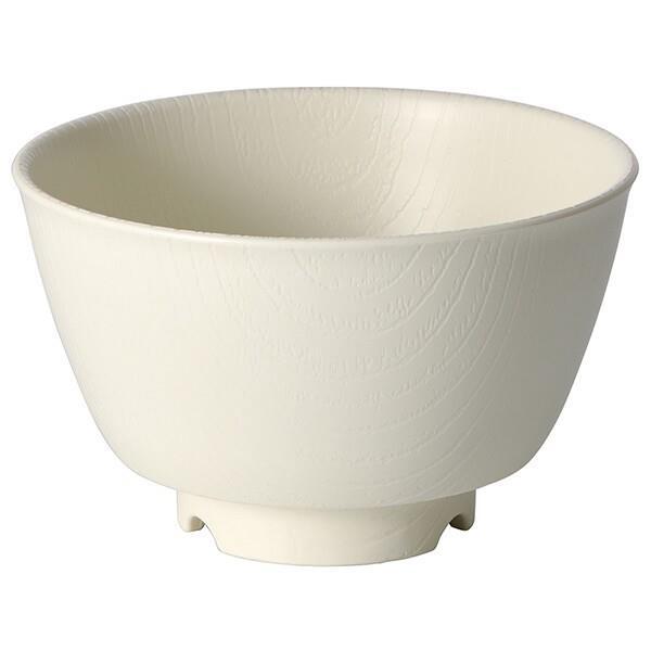 木目 持ちやすい茶椀 NEXT FEEL クリーム 茶碗 プラスチック 茶わん 食器?スケーター拍卖