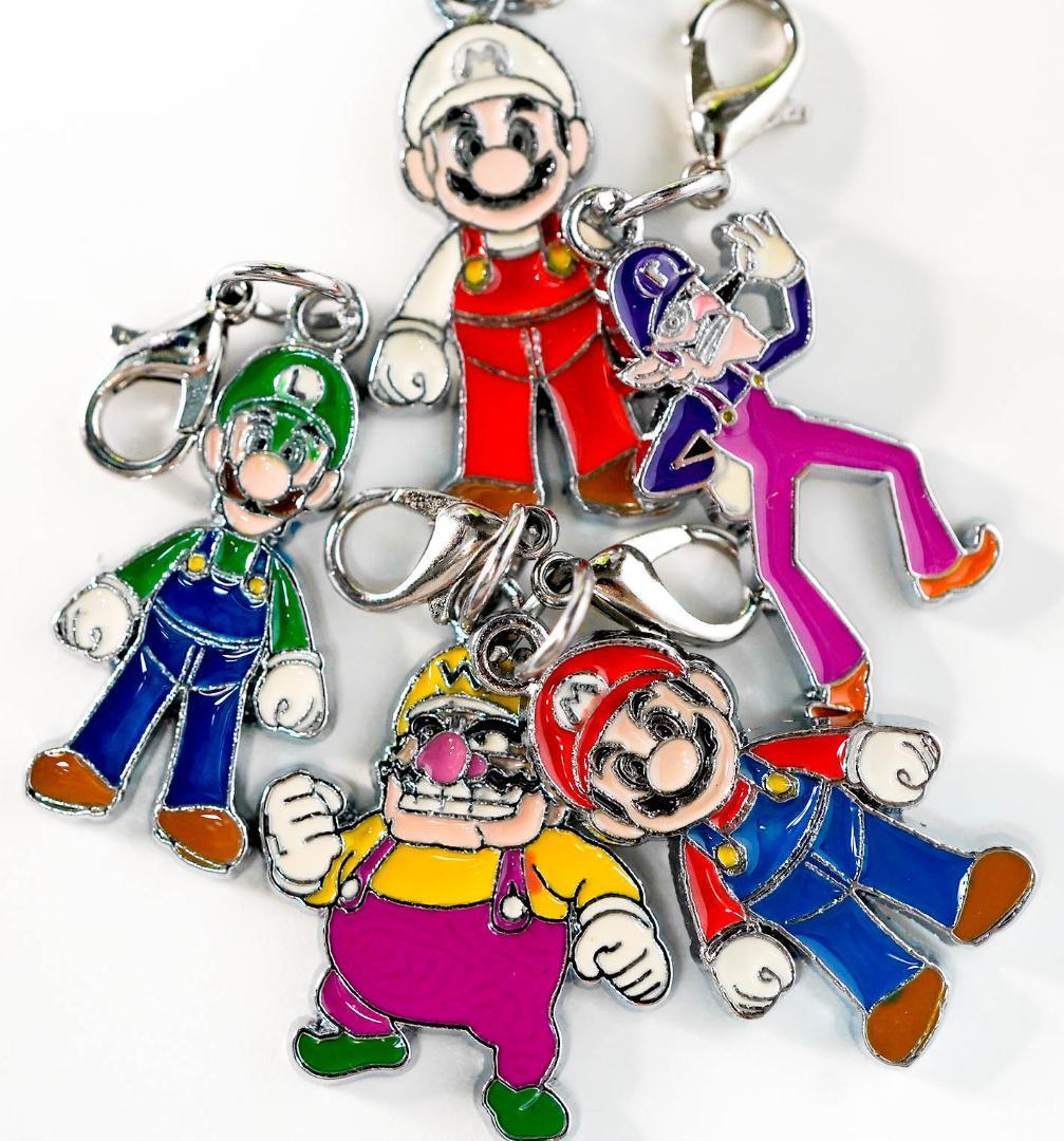 キーホルダー ワルイージ ワリオ マリオ ストラップ 5ス グッズ【おまけ付】拍卖