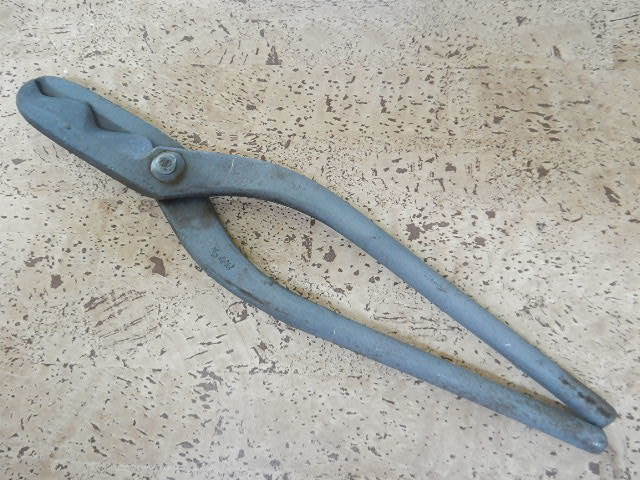 @ 当時物 ブランド品 金切り鋏 本職人御用達 デッドストック 300mm 新品未使用拍卖