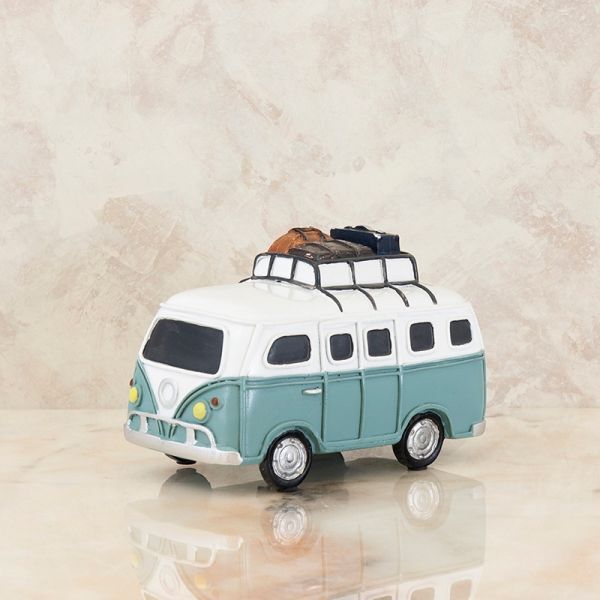 樹脂製 貯金箱 バス イエロー ブルー マネーバンク アンダンテ オブジェ 飾り 置物 インテリア 照明 ディスプレイ おしゃれ かわいい 雑貨拍卖