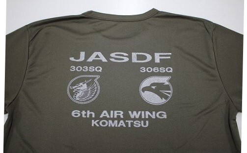小松基地飛行隊303&306 ドライTシャツ OD サイズM拍卖
