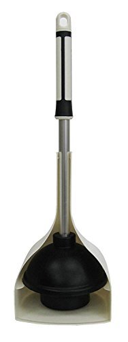 オーエトイレラバーカップアイボリー約縦49.5×横15.5×奥行16cmつまり取りすっぽん収納ケース付ラバーグリップ洋式拍卖