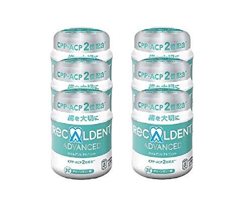 歯科医院専用リカルデント粒ガム ボトルタイプ 140g6本セットグリーンミント味拍卖