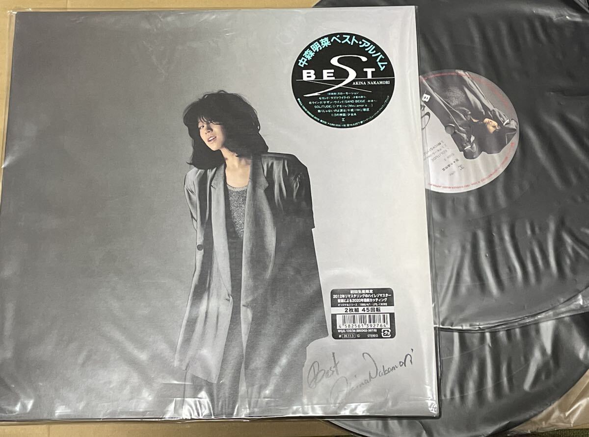 送料込 希少 2枚組 45回転 中森明菜 - BEST 初回生産限定盤 レコード / WQJL135拍卖