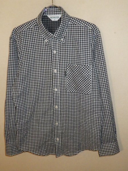 z6174CAPTAINSTAG★キャプテンスタッグ★チェック柄シャツ★サイズM★アウトドア★人気★送料格安拍卖