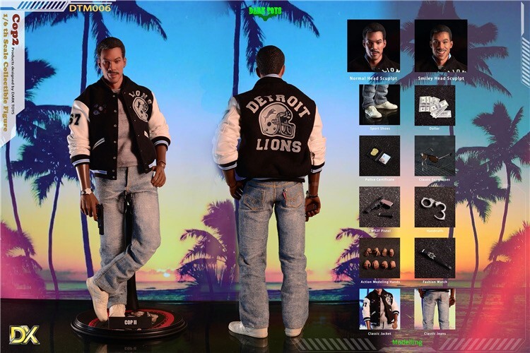 DARK TOYS DTM006 COP2 DX Collectible Figure ビバリーヒルズ警官 1/6スケール男性フィギュア拍卖