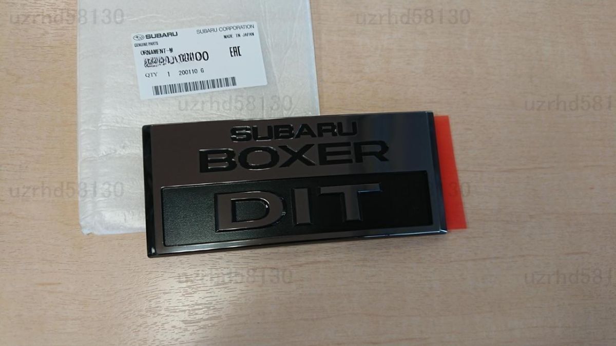 スバル純正 WRX S4 VAG エンジンカバー オーナメント SUBARU拍卖