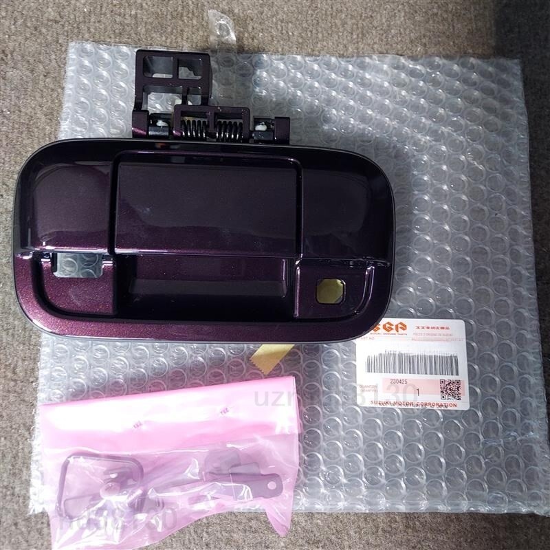スズキ純正 エブリイ DA17 バックドアハンドル バイオレット カメラ穴有 リクエストスイッチ有 SUZUKI拍卖