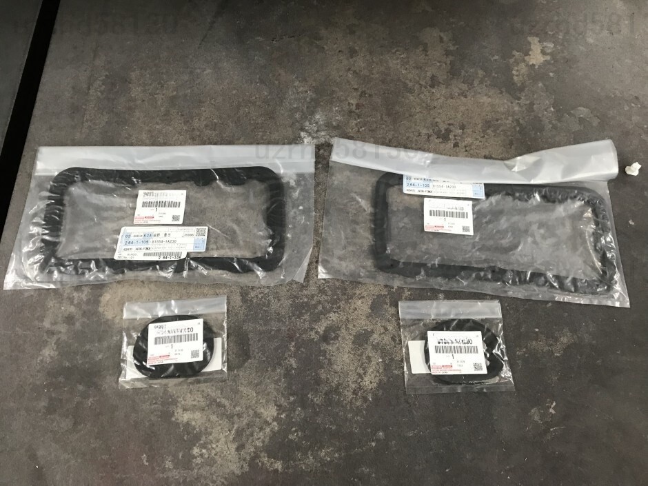 トヨタ純正 レビン トレノ AE86 テールランプ レンズ ガスケット 左右セット TOYOTA拍卖