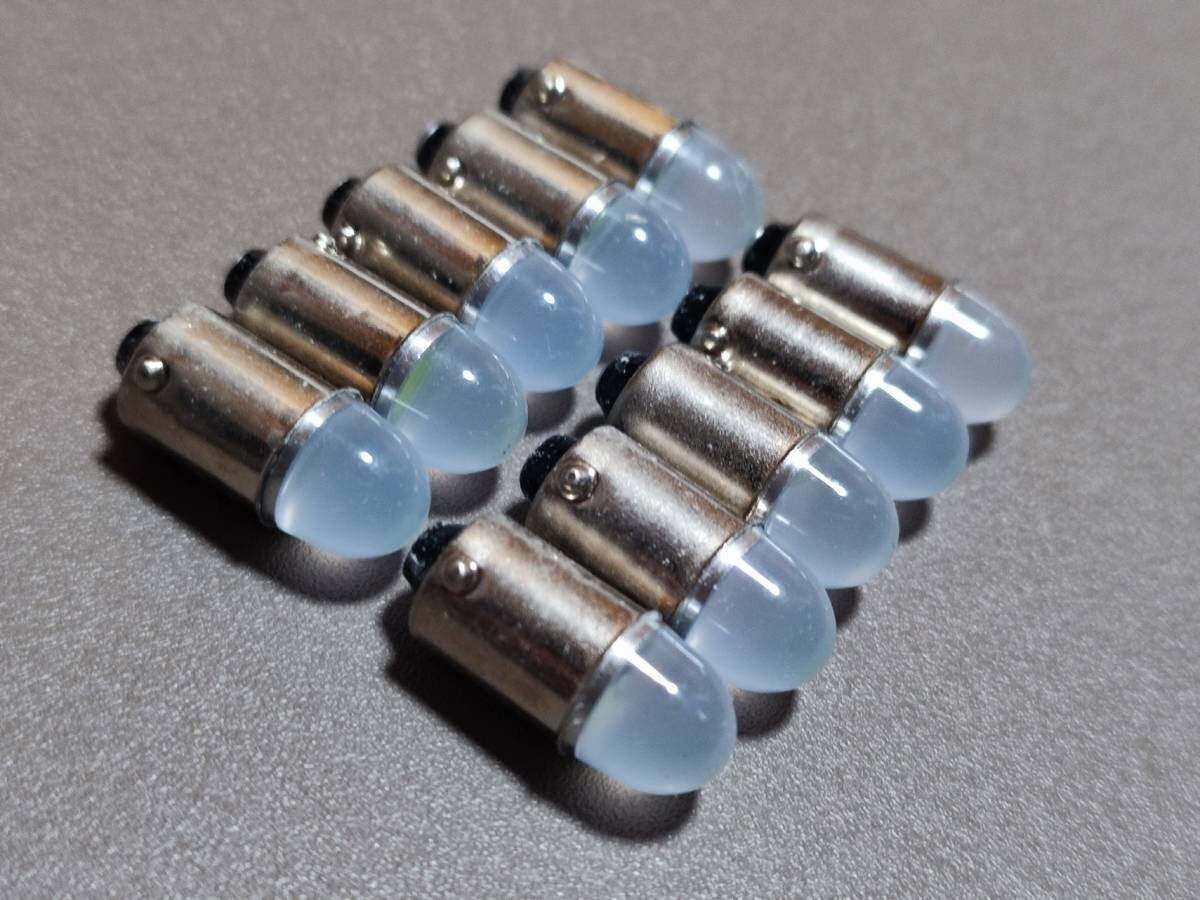 BA9S LED メーター インジケーター 白色 10個セットスズキ カワサキ ホンダ CB GT KH拍卖