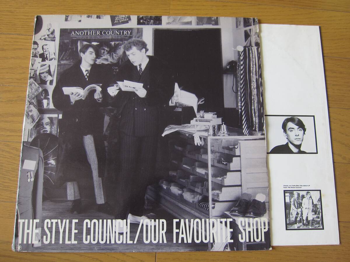 □ STYLE COUNSIL OUR FAVORITE SHOP UK盤オリジナル特殊ジャケ ポートレイト・マーチャンダイズカード拍卖