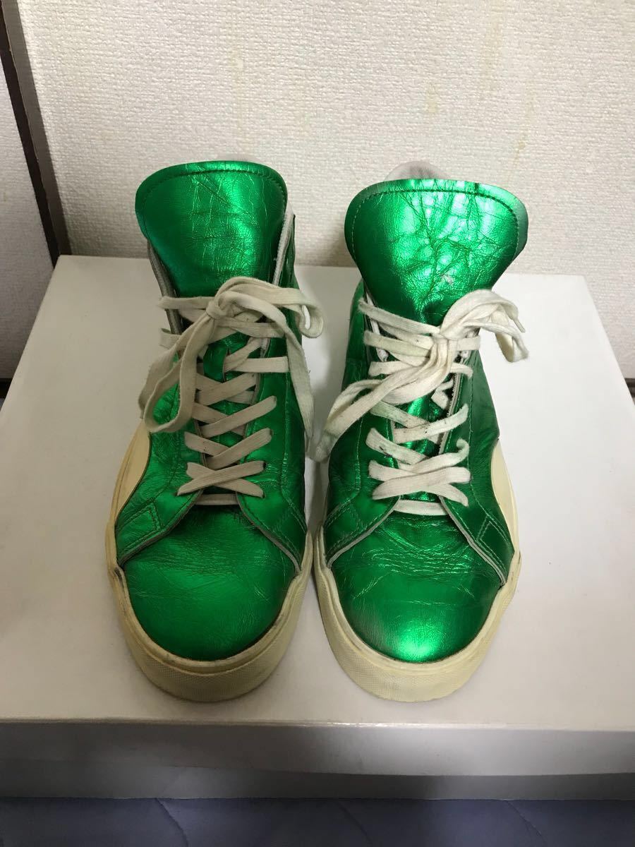 【格安!】【大人気商品】 JOHN LAWRENCE SULLIVAN ジョンローレンスサリバン レザースニーカー 靴 くつ 即決早い者勝ち拍卖