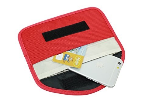 携帯電話を簡単に圏外 電波遮断 ポーチ マナーモード 電磁波シールドケース Wi-Fi Bluetooth ローズ拍卖