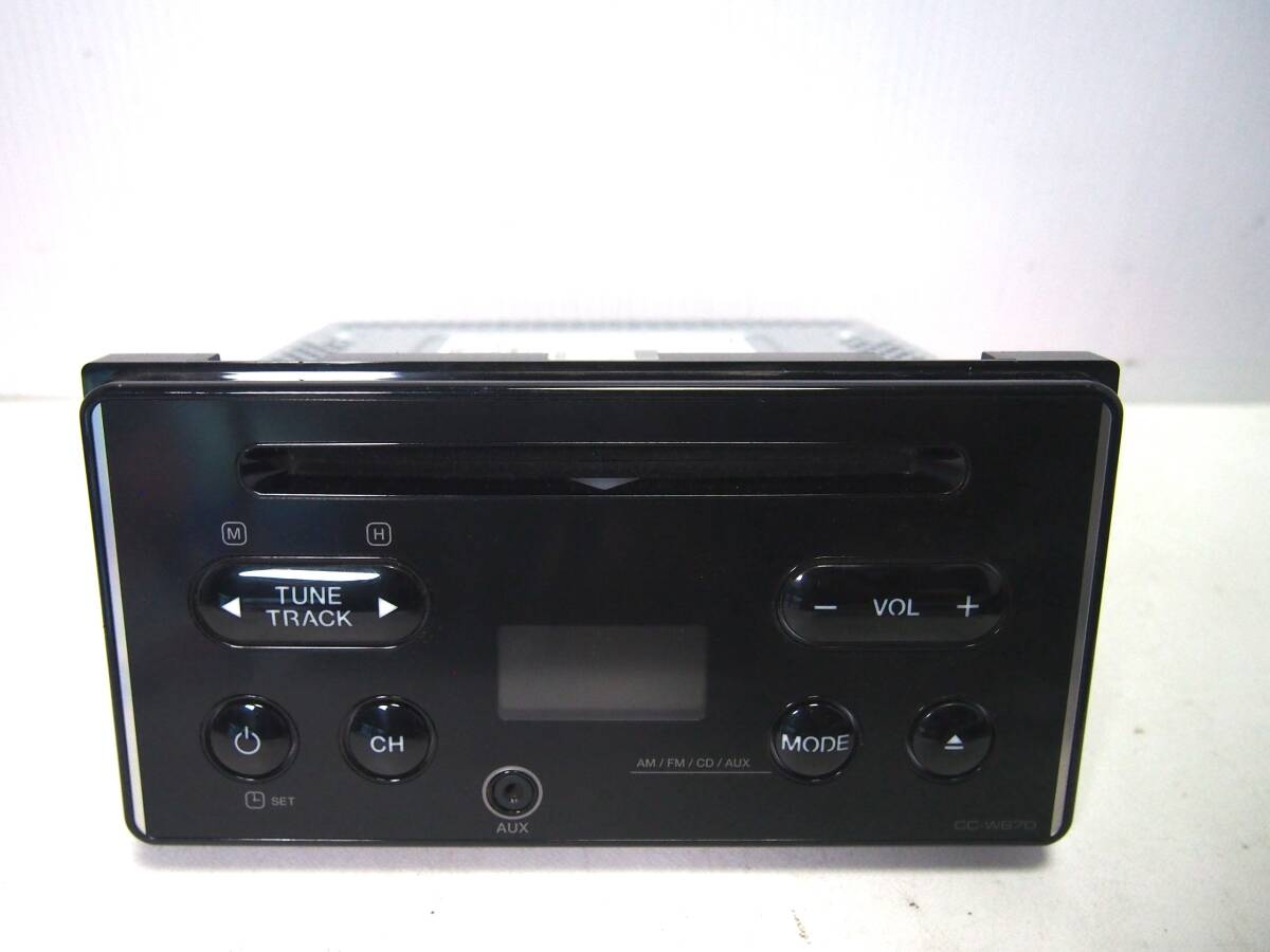 美品!動作確認済!CD/フロントAUX!【ダイハツ純正 CC-W67D】拍卖