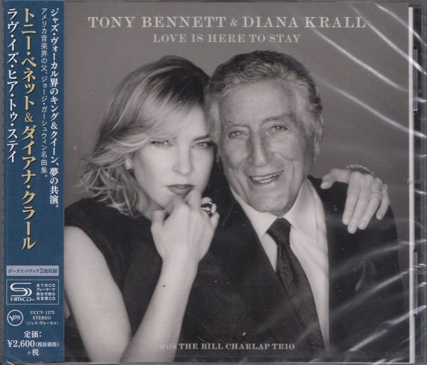 即決JAZZ 3【トニー・ベネット&ダイアナ・クラール / ラヴ・イズ・ヒア・トゥ・ステイ(高音質・SHM-CD!)=超名盤!】未開封/新品拍卖