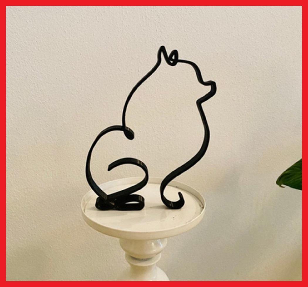 【匿名配送】ポメラニアン 犬 いぬ シルエット オブジェ 北欧 雑貨 インテリア インポート 0-1拍卖