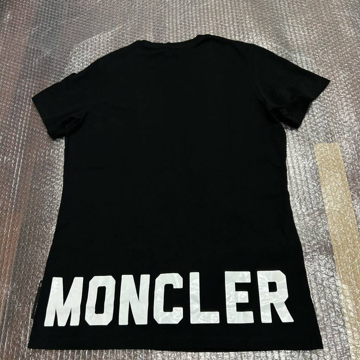 【美品】MONCLERモンクレール 半袖Tシャツ 黒 S拍卖