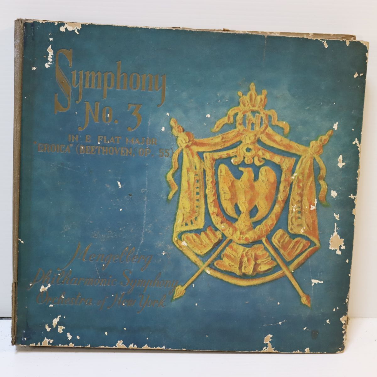 Y09/SP盤/7枚組/ウィレム・メンゲルベルク指揮/ニューヨークフィル/ベートーヴェン:交響曲第3番「英雄」/JD-1663/1669拍卖