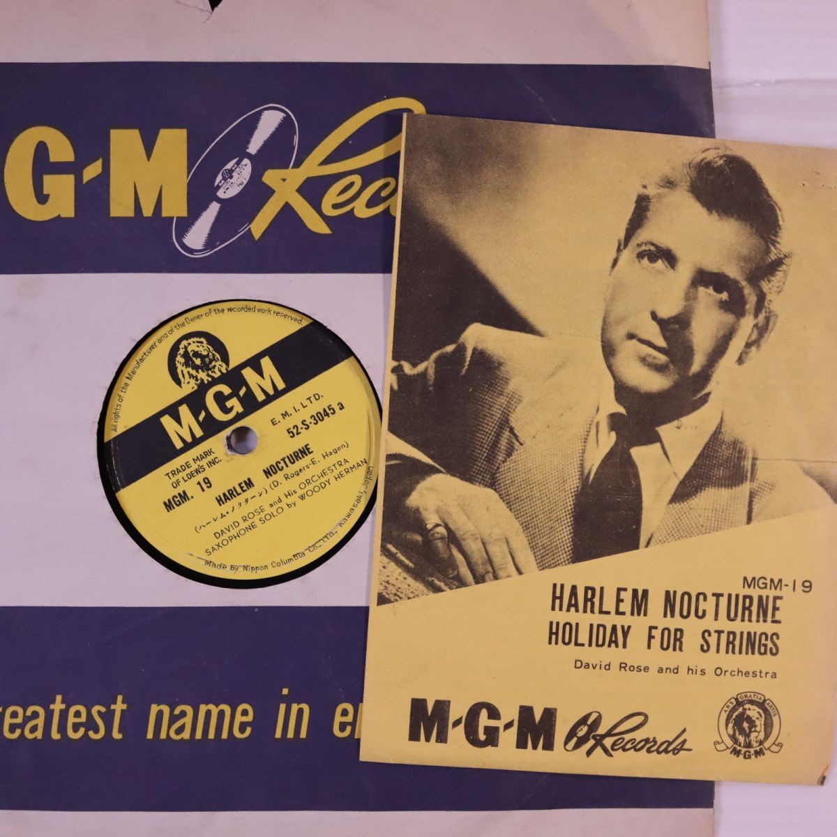 Sa20/SP盤/デビッド・ローズ/ハーレム・ノクターン/踊るヴァイオリン/MGM19拍卖