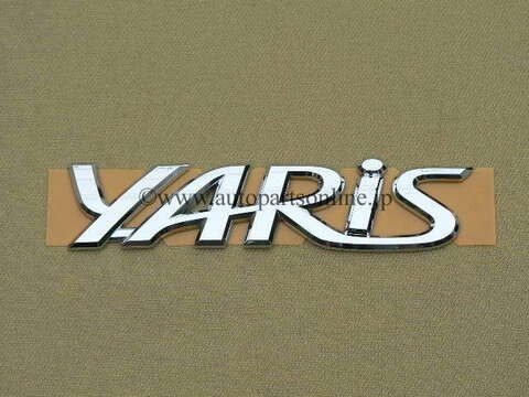 EMBLEM 日本製 トヨタ 純正 部品 PARTS YARIS エンブレム 90 ヴィッツ VITZ パーツ アクセサリー 粗悪な海外製エンブレムに注意 13 130拍卖