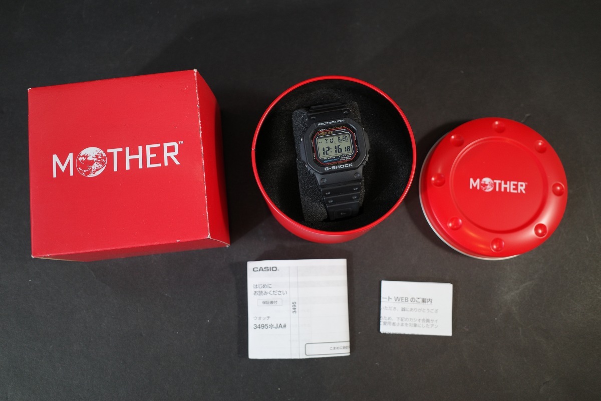 未使用 CASIO カシオ G-SHOCK MOTHER コラボ 別注モデル GW-M5610UMOT21-1JR拍卖