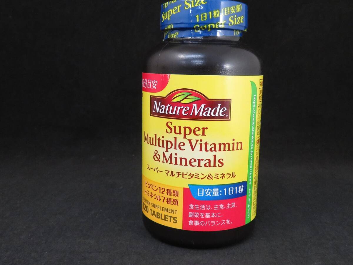 未開封 大塚製薬 ネイチャーメイド スーパーマルチビタミン&ミネラル 120粒 120日分 *0613拍卖