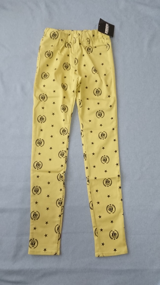 ZIDDY(ジディー)総柄レギパンツ イエロー 150サイズ拍卖