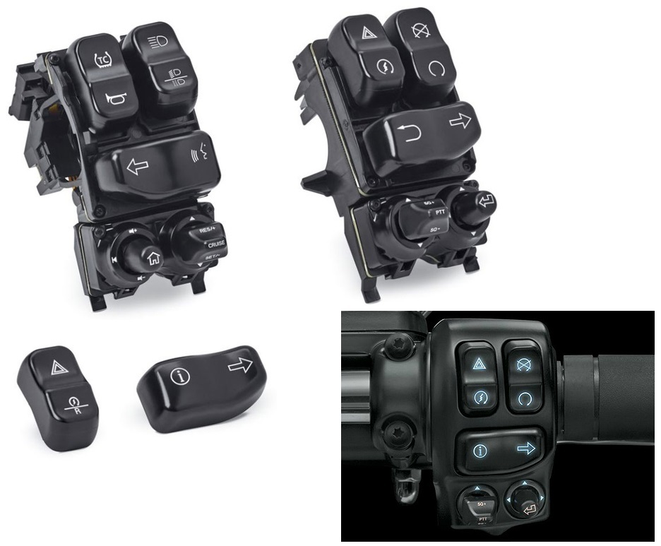 H-D純正OP ツーリング トライク 2020年 ライトハンドコントロール スイッチ 検 ハーレー ストリートグライド ロードグライド ウルトラ拍卖