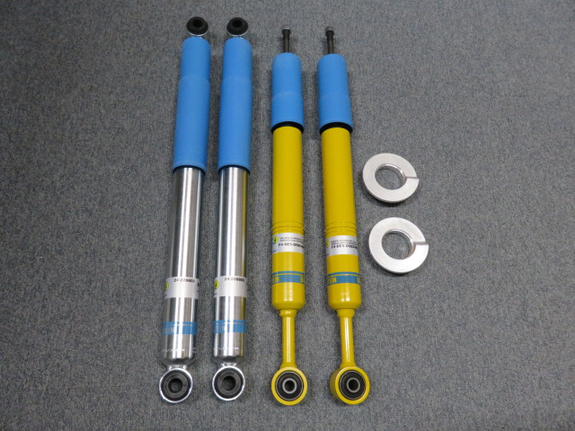 ラスト アウトレット品 2017-2025 新型 ハイラックス GUN125 4WD BILSTEIN BILLET REVO 車高調整 強化 1台分 ビルシュタイン TRD レボ拍卖