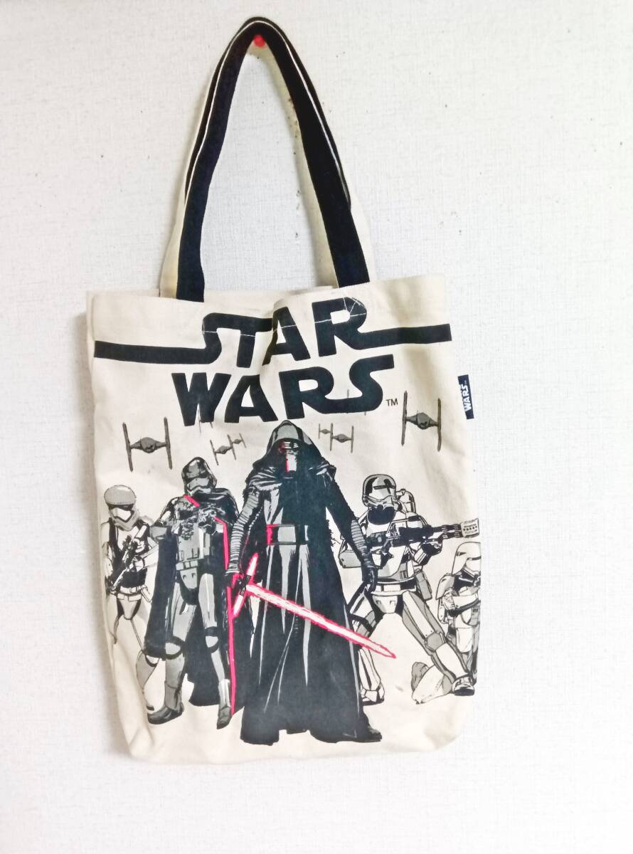 USED STAR WARS キャンバス トートバッグ フォースの覚醒 スターウォーズ 拍卖