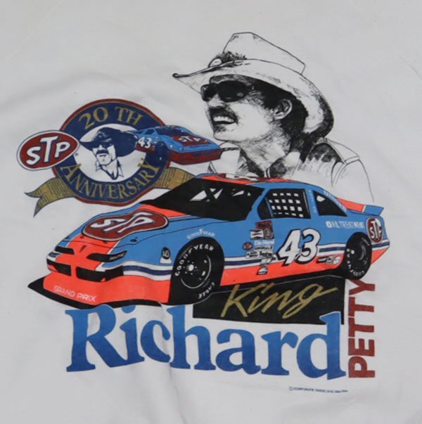 SW50フルーツオブザルームFRUIT OF THE LOOMアメリカ古着アメリカ製レーシング スウェット90’SビンテージXLビッグサイズ白系トレーナーSTP拍卖