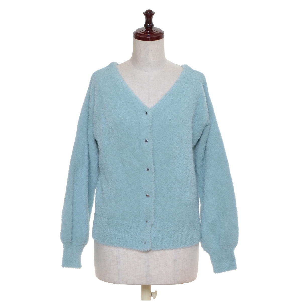 □473525 未使用品 GU ジーユー ○カーディガン 2WAYフェザーカーディガン 336581 サイズM レディース ミント・グリーン拍卖