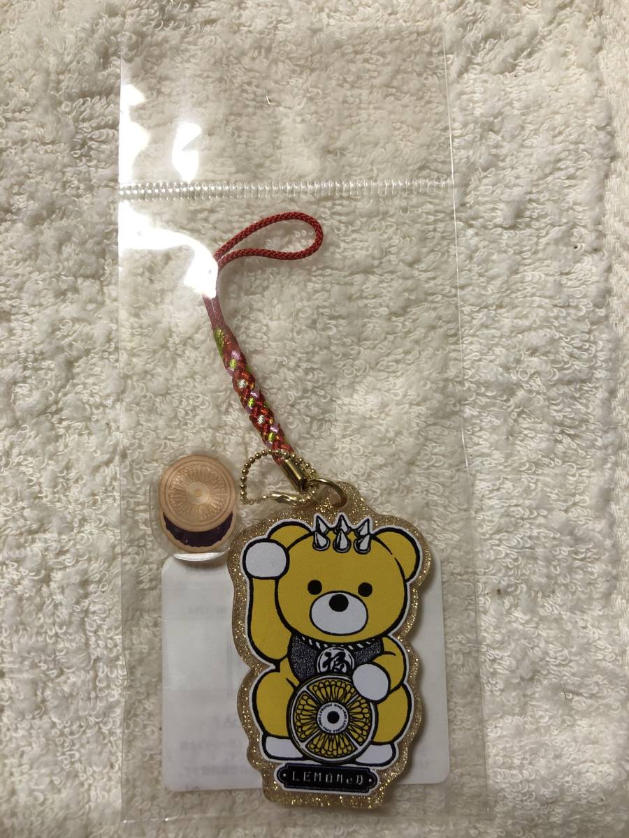 大人気☆XJAPAN☆hide☆ラッキーサイコベアアクリルキーホルダー☆イエロー☆新品未開封拍卖