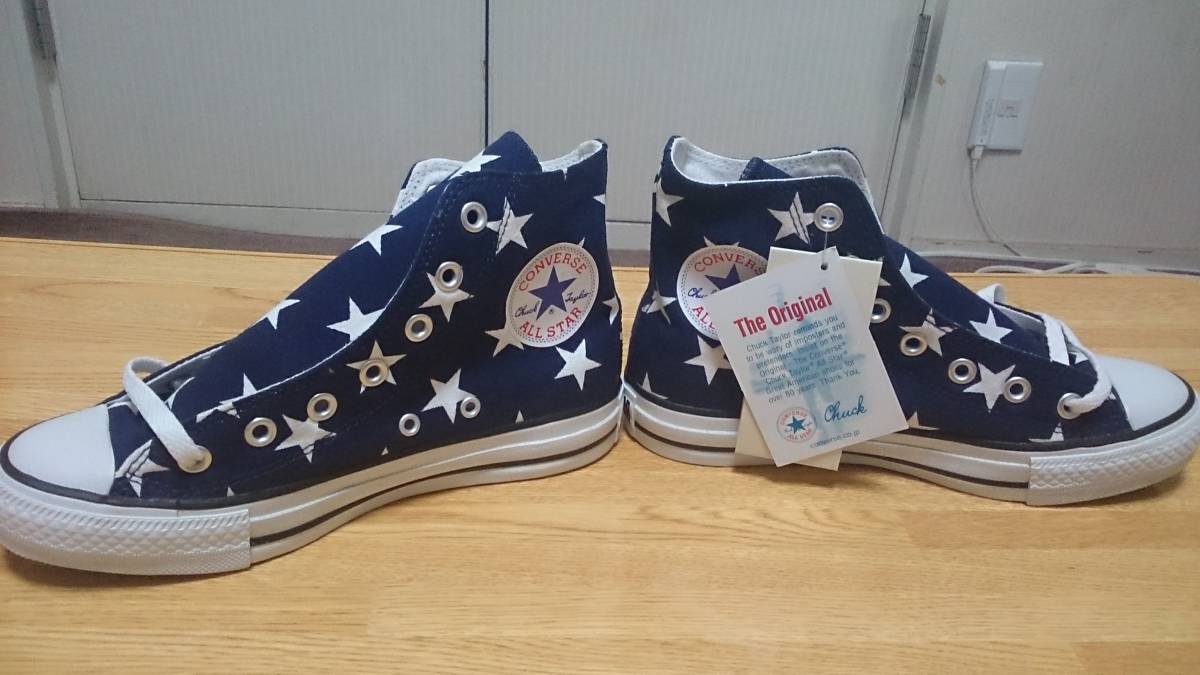 ☆23.0cm【送料無料】オールスター*ST HI*ネイビー*新品拍卖