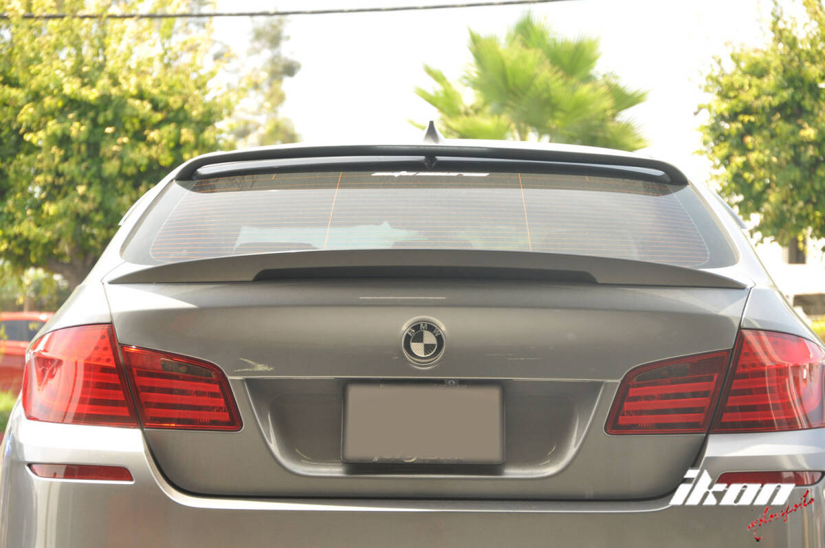 【何色でも塗装可能】P2 ハイキック Type BMW 5シリーズ セダン F10 塗装費込 リア トランクスポイラー ウィングスポイラー 2010-2016拍卖