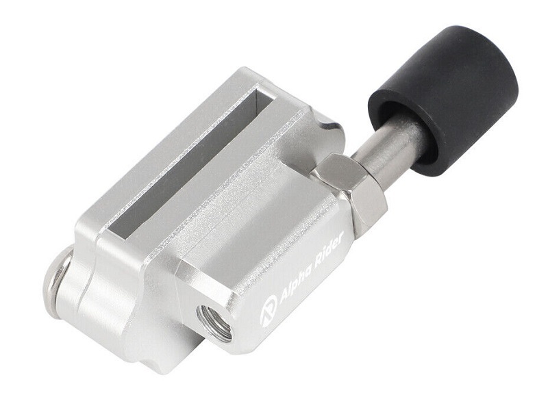 即納 在庫あり オススメ!! 便利 クラッチペダル 調整式 ストッパー ブラケット アルミ製 汎用品 シルバー マツダ FD3S FC3S NA NB NC RX8拍卖