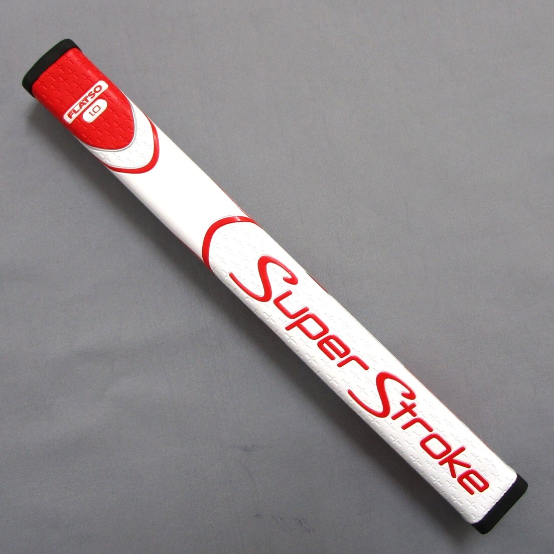 スーパーストローク ZENERGY FLATSO 1.0 WH/RD GR-248(210)★Super Stroke ゼナジー フラッツォ フラット ホワイト/レッド パターグリップ拍卖
