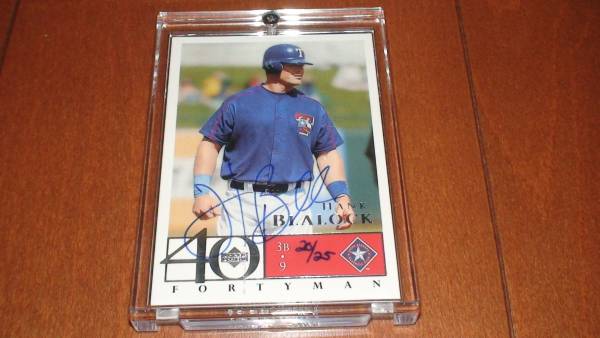 UPPER DECK 直筆サイン★ハンクバーロック拍卖