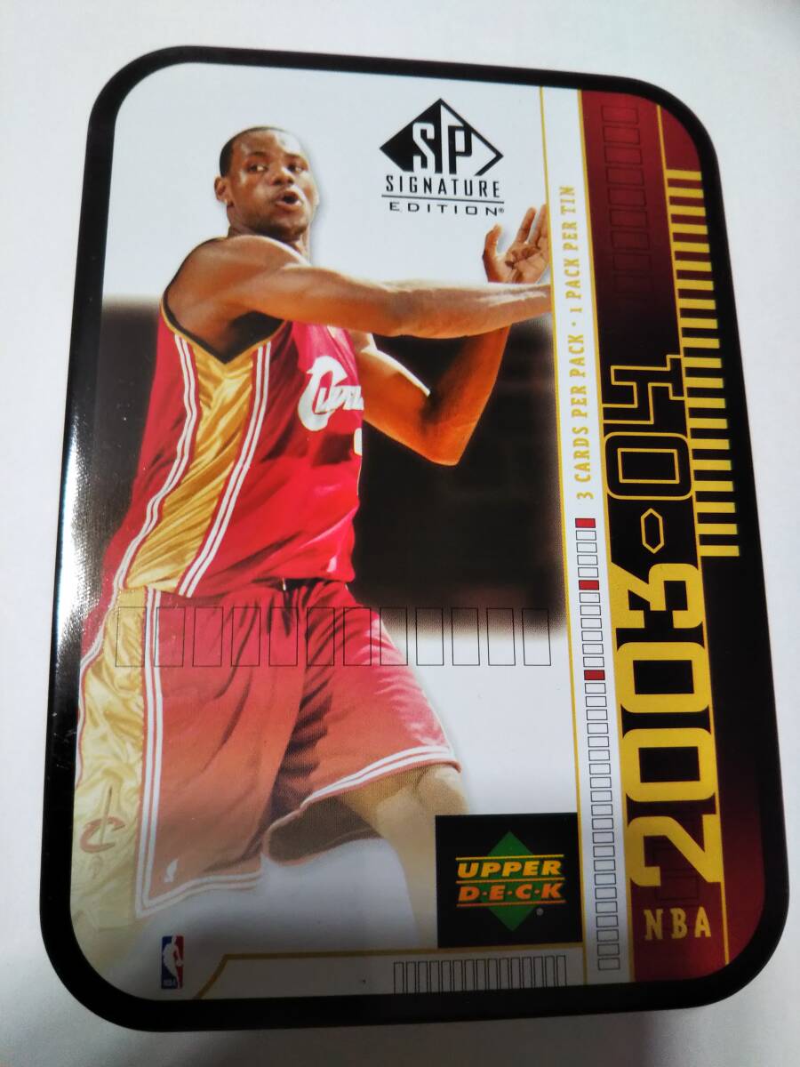 レブロン・ジェームズ UPPERDECK カード缶拍卖