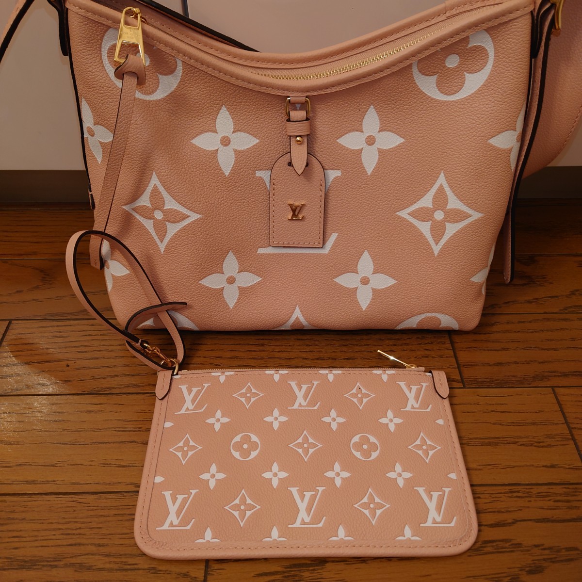 ■いたずら入札禁止■ 正規品 LOUIS VUITTON ルイヴィトン キャリーオール ジップ NM PM アンプラント ローズトリアノン 新品同様拍卖