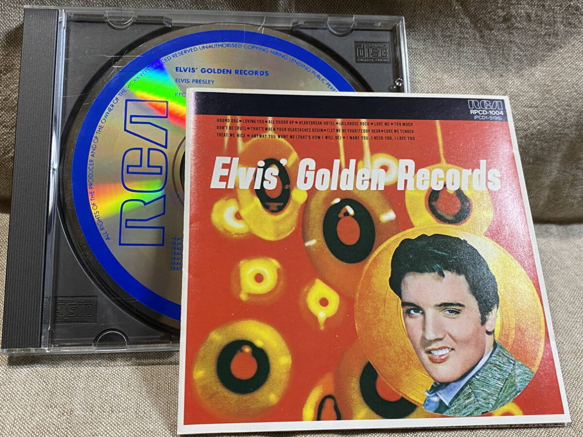 ELVIS PRESLEY - ELVIS' GOLDEN RECORDS RPCD-1004 国内初版 日本盤 税表記なし3500円盤 廃盤 レア盤拍卖